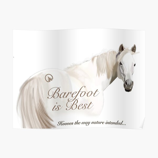 Barefoot is best Poster