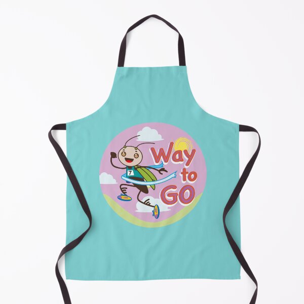 Item preview, Cute Grasshopper with Way to Go letters designed and sold by Konopikyu.