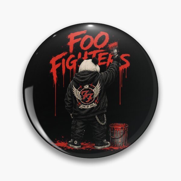 Item preview, Foo Fighters Panda Graffiti Rock Street Art designed and sold by ZHISUART.