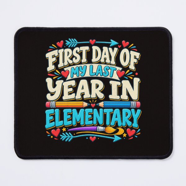 Item preview, First Day of My Last Year Elementary designed and sold by FrameFlow.