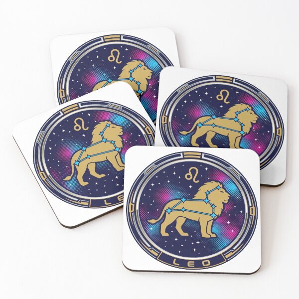 Item preview, Leo Constellation Gold Lion Galaxy Nebula Emblem designed and sold by Osmose-Studio ⭐⭐⭐⭐⭐.