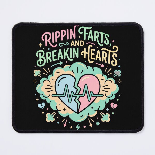 Item preview, Rippin Farts, and Breakin Hearts. designed and sold by Birdie and Flynn.