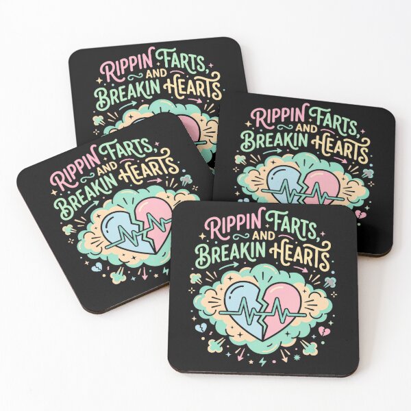 Item preview, Rippin Farts, and Breakin Hearts. designed and sold by Birdie and Flynn.