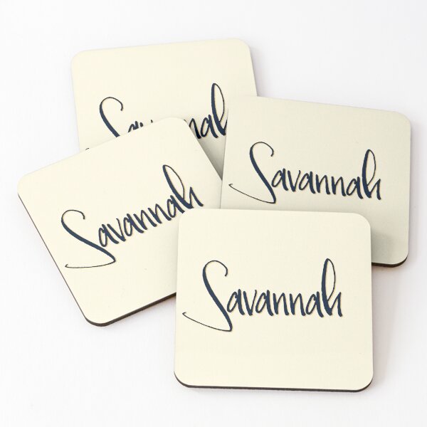 Item preview, SAVANNAH personalized type design designed and sold by CharlottePlaceArt.