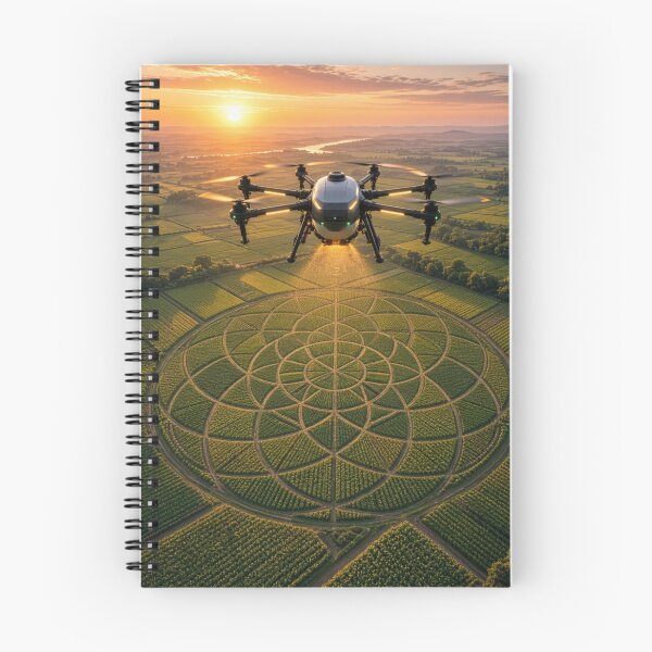 Item preview, Eco Drone Flower of Life Fields designed and sold by IntelliMindDesigns.