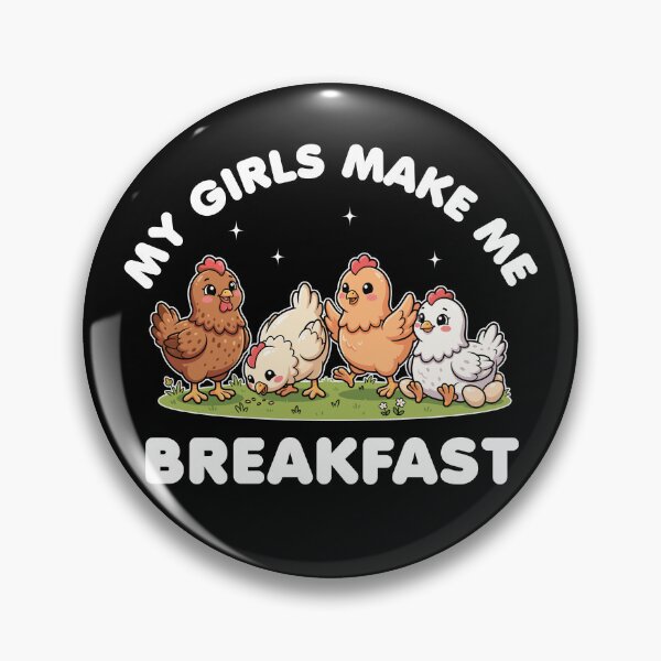 Item preview, My Girls Make Me Breakfast - Cute Kawaii Chickens designed and sold by MO DESIGNS.