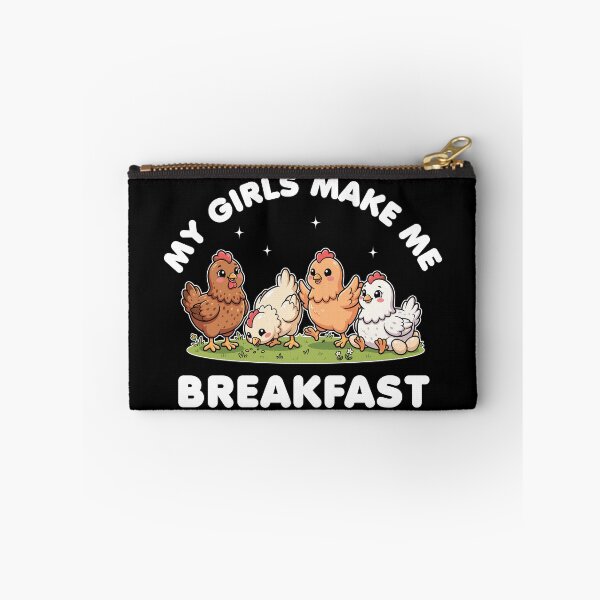 Item preview, My Girls Make Me Breakfast - Cute Kawaii Chickens designed and sold by MO DESIGNS.