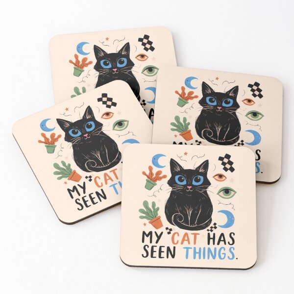 Item preview, My Cat Has Seen Things designed and sold by Sezee.