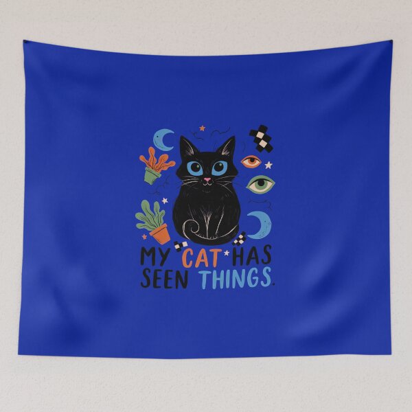 Item preview, My Cat Has Seen Things designed and sold by Sezee.
