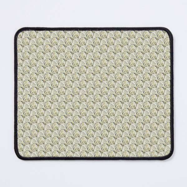 Item preview, Black Circle Grunge Pattern on Green designed and sold by Artistestella.