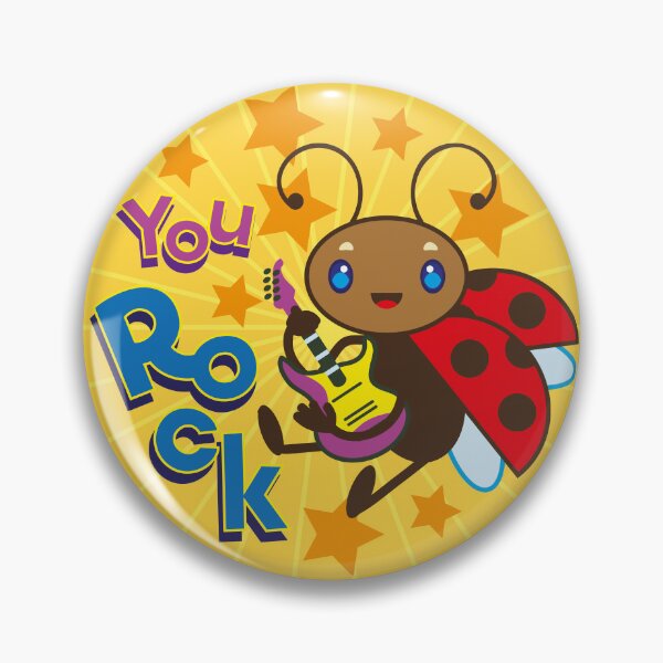 Item preview, Cute Ladybug with You Rock letters designed and sold by Konopikyu.