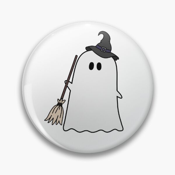 Item preview, Spooky Ghost Dressed as a Witch for Halloween designed and sold by andreastunner.