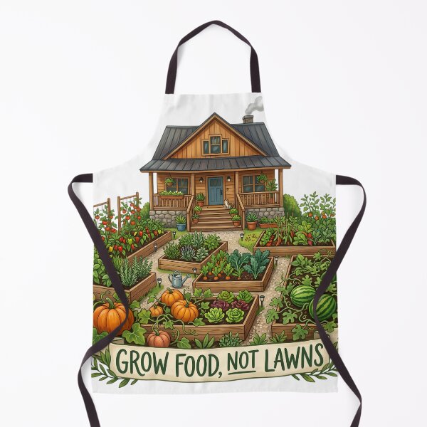 Item preview, Grow Food Not Lawns designed and sold by The She Shed.