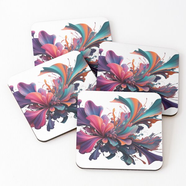 Item preview, Snappy Purple ABSTRACT ART Fashion Print designed and sold by dazzlemakers.