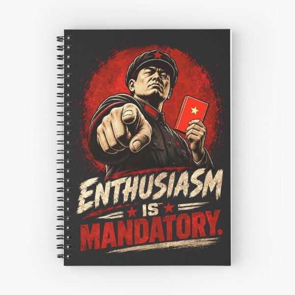 Item preview, Enthusiasm Is Mandatory — The Official Workplace Morale Program designed and sold by Sanctum Icons.