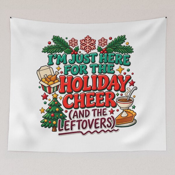 Item preview, Holiday Cheer Christmas Leftovers Funny Design designed and sold by praakk.
