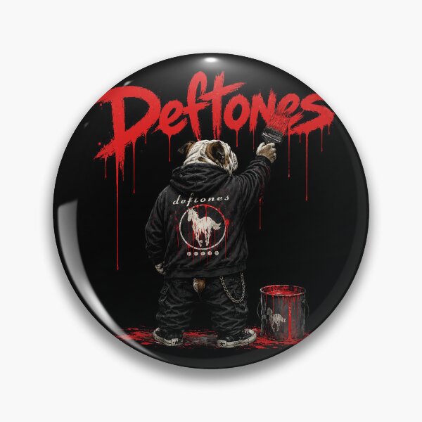 Item preview, Deftones Bulldog Alt Metal Paint Spray Art designed and sold by ZHISUART.