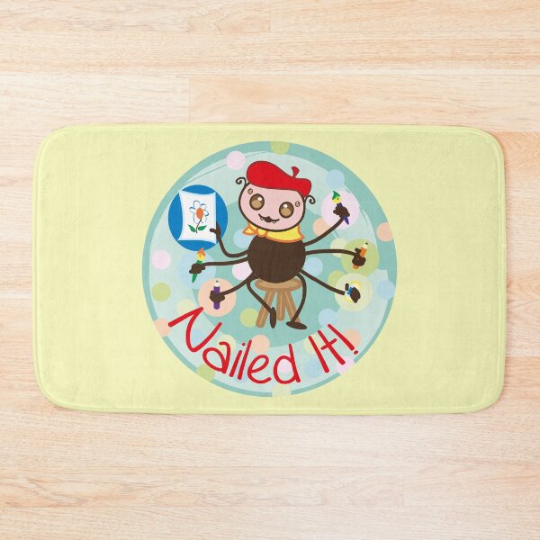 Item preview, Cute Spider with Nailed it letters designed and sold by Konopikyu.