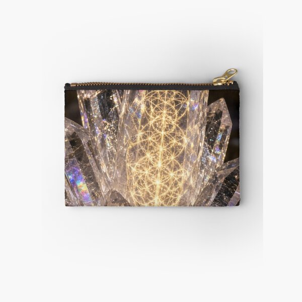 Item preview, Crystal Cluster Sacred Geometry Glow designed and sold by IntelliMindDesigns.