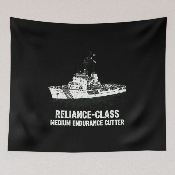 Item preview, Reliance Class Medium Endurance Cutter WMEC Classic Coast Guard Graphic designed and sold by Coasties.
