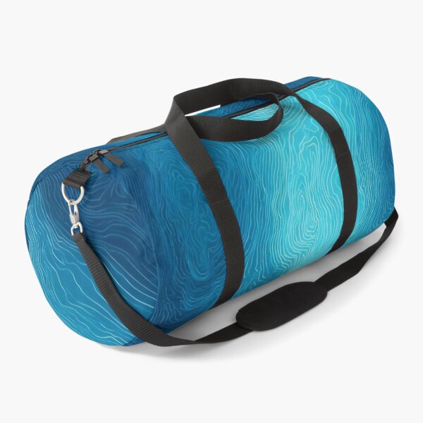 Item preview, Deep Blue Whale Topographic - Ocean Waves & Line Art Illustration designed and sold by Billy Morfo™.