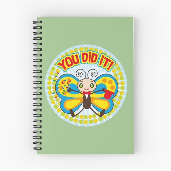Item preview, Cute Butterfly with You did it letters designed and sold by Konopikyu.