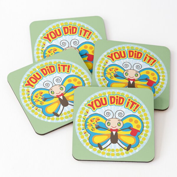 Item preview, Cute Butterfly with You did it letters designed and sold by Konopikyu.