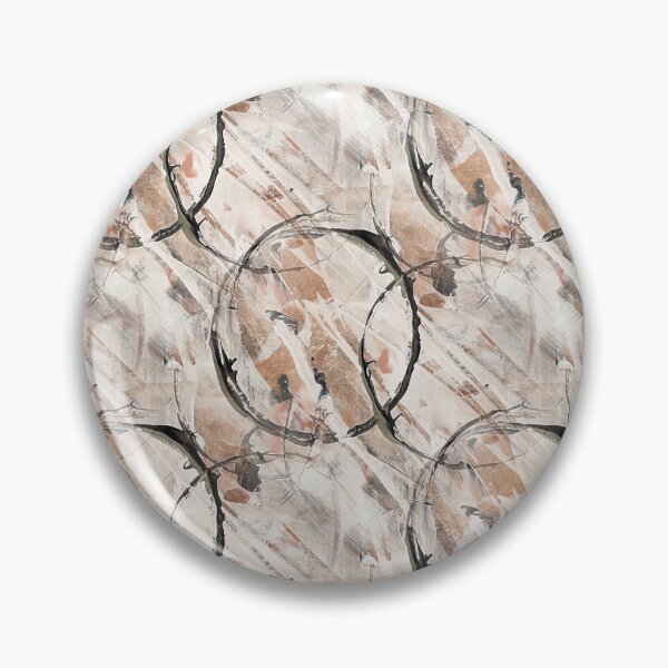 Item preview, Black Circle Grunge Pattern on Beige designed and sold by Artistestella.