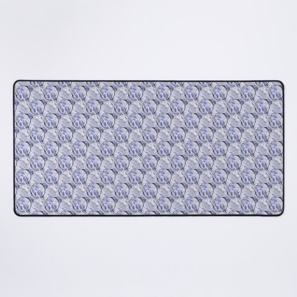 Item preview, Black Circle Grunge Pattern on Blue designed and sold by Artistestella.