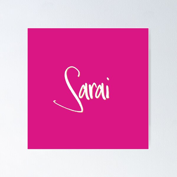 Item preview, SARAI personalized type design designed and sold by CharlottePlaceArt.