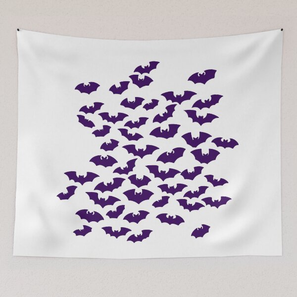 Item preview, Halloween look, swarm of purple bats designed and sold by Kirei-Lily.
