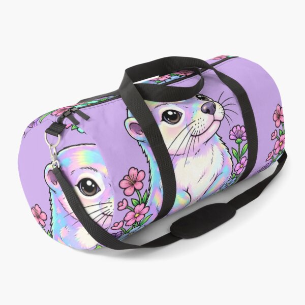 Item preview, Pastel Rainbow Otter with Flowers designed and sold by Hari Arts.