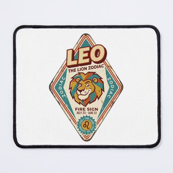 Item preview, Vintage Leo Sign Mid Century Retro Tin Zodiac designed and sold by Osmose-Studio ⭐⭐⭐⭐⭐.