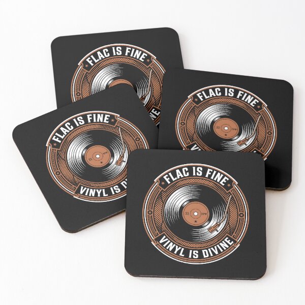 Item preview, FLAC Is Fine Vinyl Is Divine - Audiophile Record Collector designed and sold by SplashTastic.