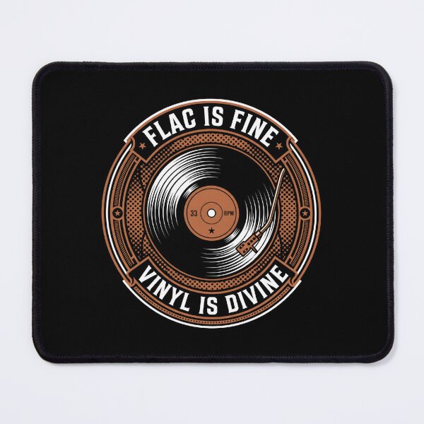 Item preview, FLAC Is Fine Vinyl Is Divine - Audiophile Record Collector designed and sold by SplashTastic.