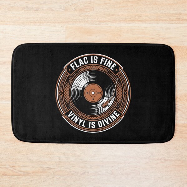 Item preview, FLAC Is Fine Vinyl Is Divine - Audiophile Record Collector designed and sold by SplashTastic.