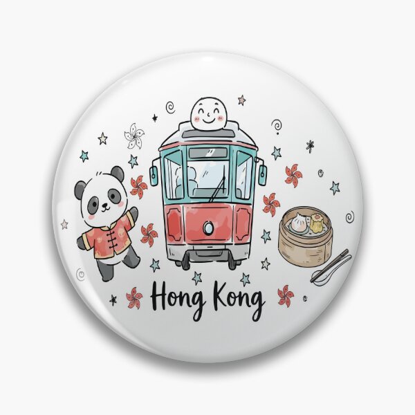 Item preview, Cute Hong Kong Tram Doodle Art designed and sold by RamyGallery.