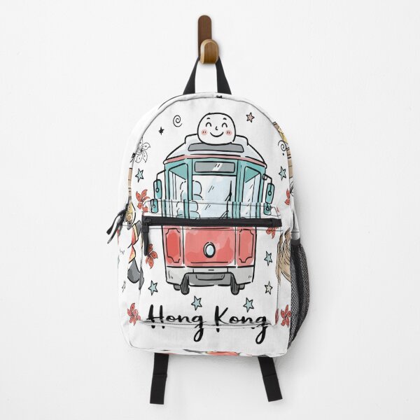 Item preview, Cute Hong Kong Tram Doodle Art designed and sold by RamyGallery.