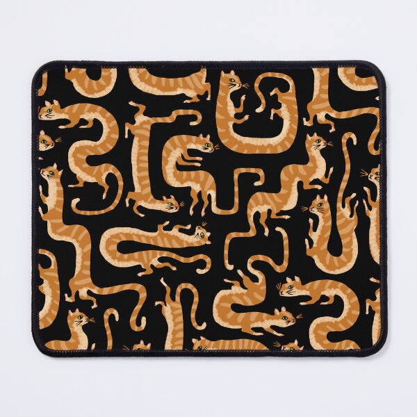 Item preview, Long ginger cat - all-over pattern designed and sold by tanaudel.