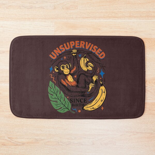 Item preview, Unsupervised Since Birth Monkey designed and sold by Sezee.