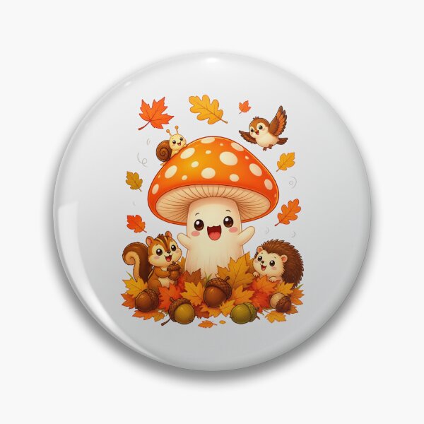Item preview, Kawaii Mushroom Woodland designed and sold by naragon4289.