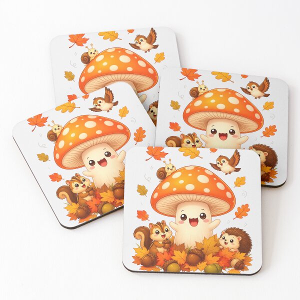 Item preview, Kawaii Mushroom Woodland designed and sold by naragon4289.
