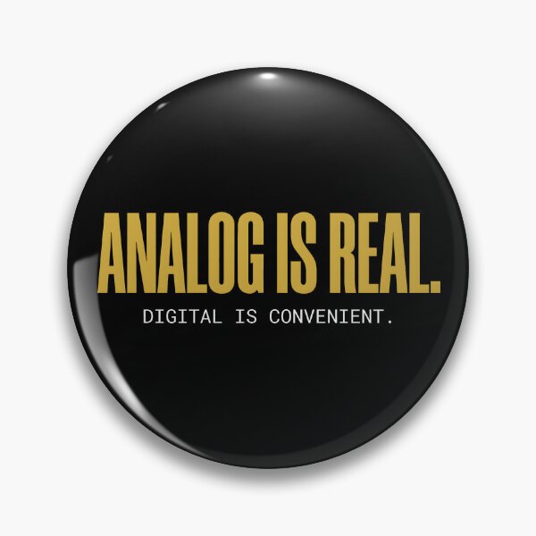 Item preview, Analog Is Real Digital Is Convenient - Music Producer designed and sold by SplashTastic.