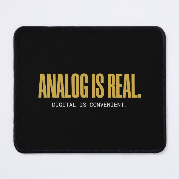 Item preview, Analog Is Real Digital Is Convenient - Music Producer designed and sold by SplashTastic.