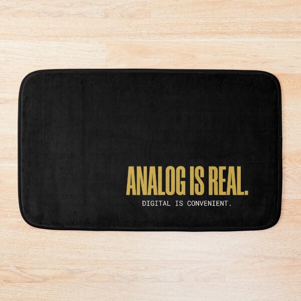 Item preview, Analog Is Real Digital Is Convenient - Music Producer designed and sold by SplashTastic.