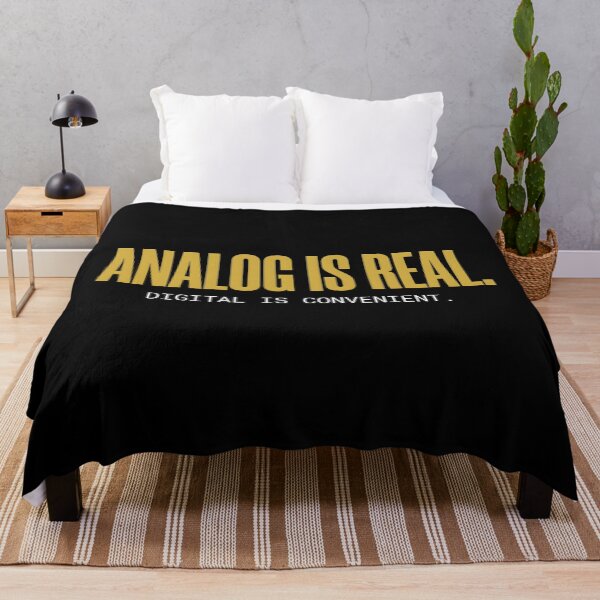 Item preview, Analog Is Real Digital Is Convenient - Music Producer designed and sold by SplashTastic.