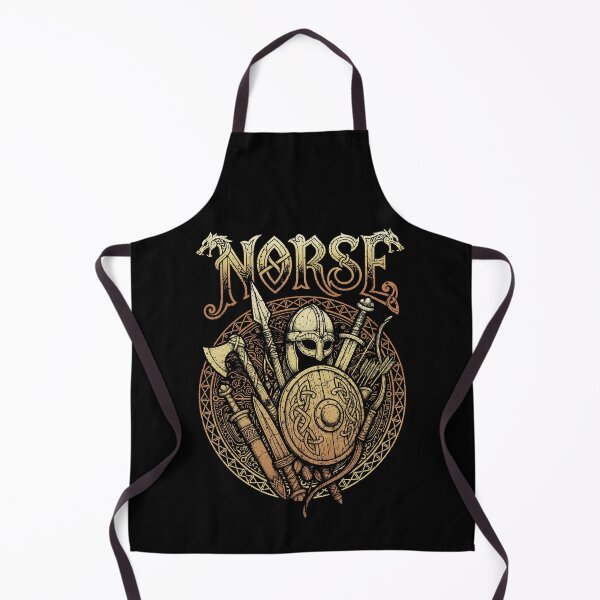 Item preview, Norse Mythology Viking Warrior Weapons Vintage Runes designed and sold by GrandeDuc.