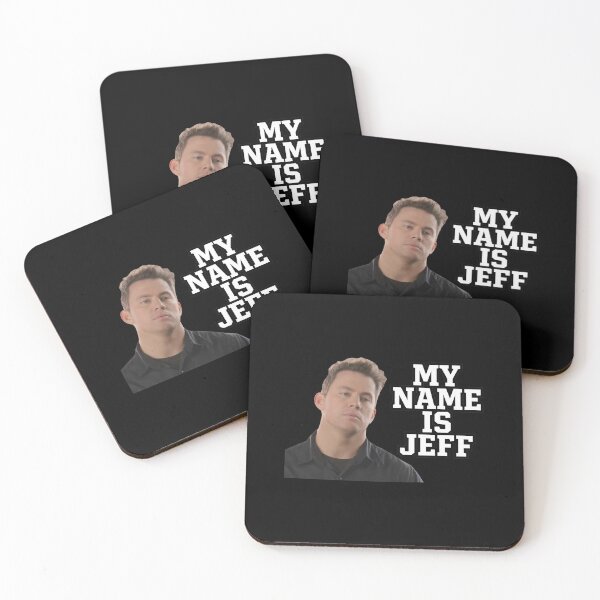 Item preview, Name Is Jeff Actor Quote Pop Art Expression designed and sold by Loopdrawings.