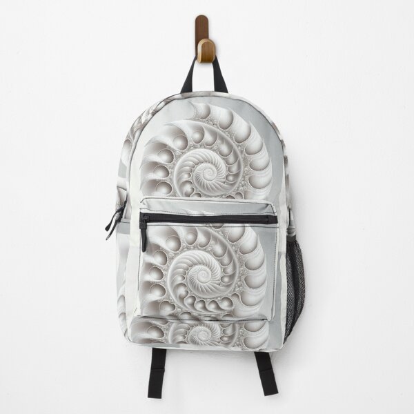 Item preview, White Sculptural Nautilus Minimalist Fibonacci Art designed and sold by RAGANADesign.