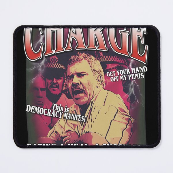 Item preview, Retro Charge Meal Quote Dialogue Graphic designed and sold by Loopdrawings.